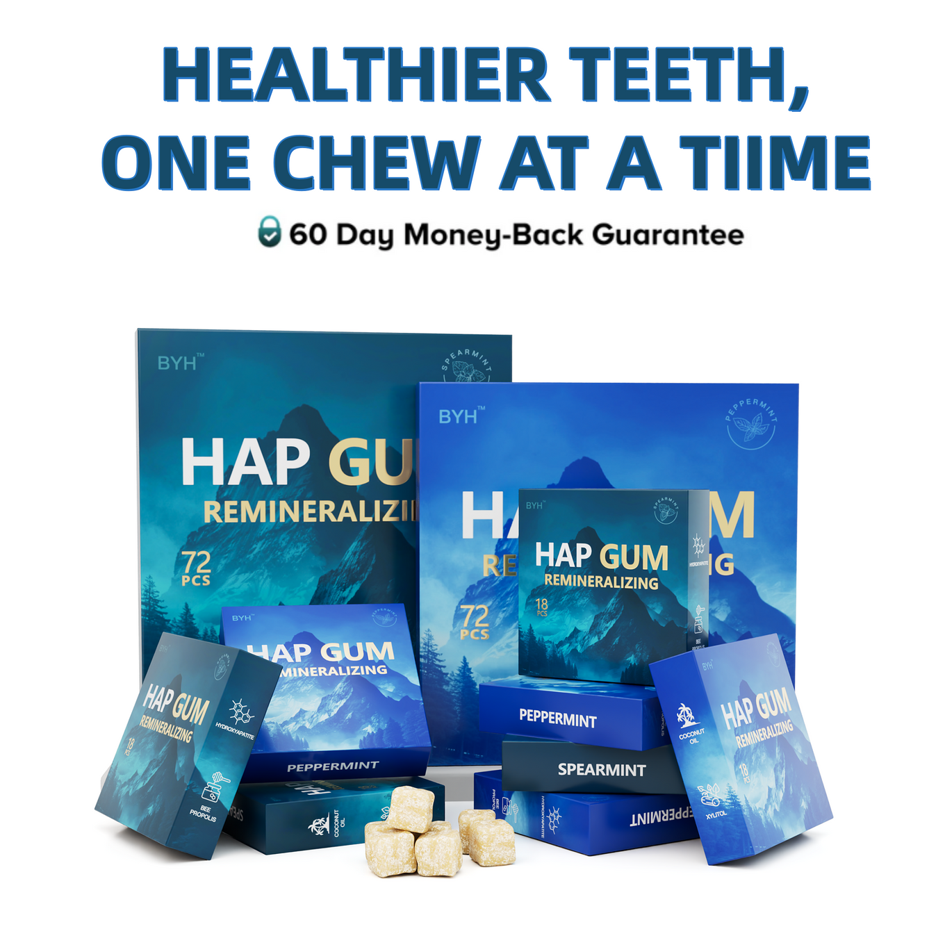 BYH® - Remineralizing Chewing Gum