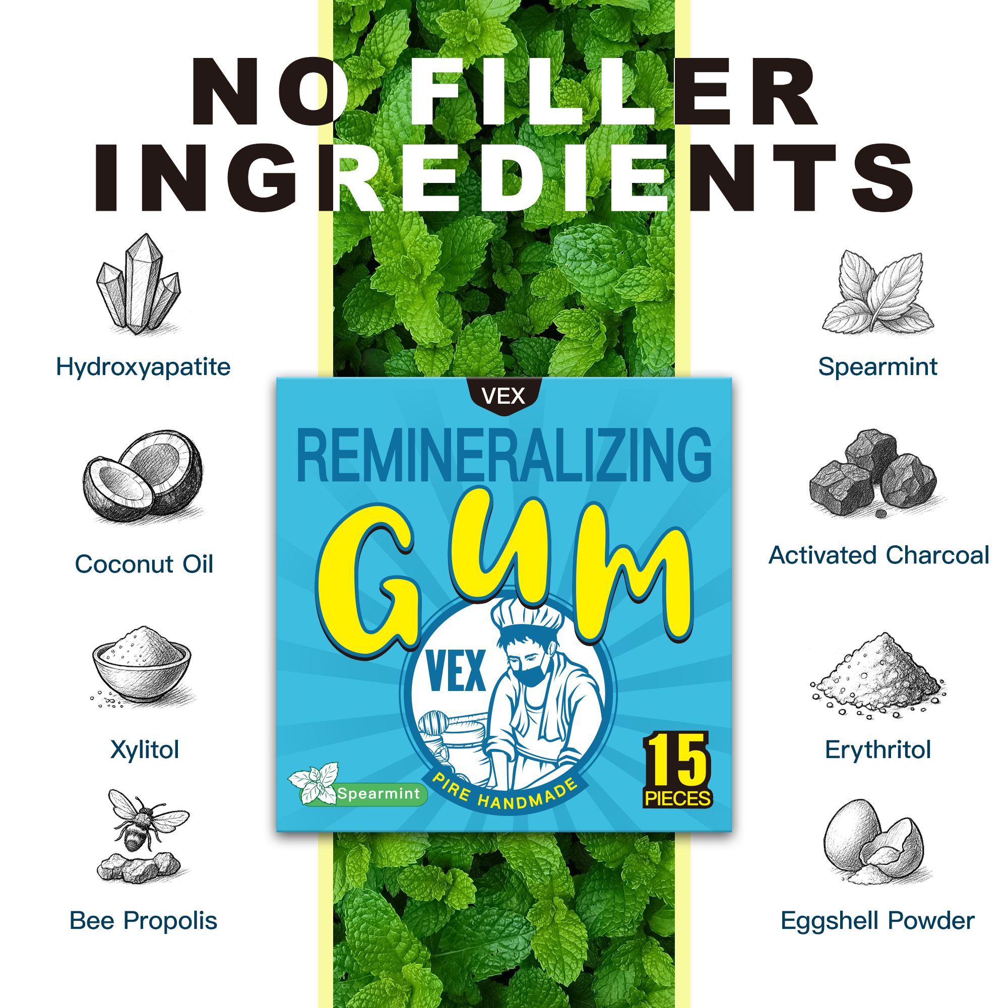 VEX™ - Remineralizing Gum - Teeth Whitening