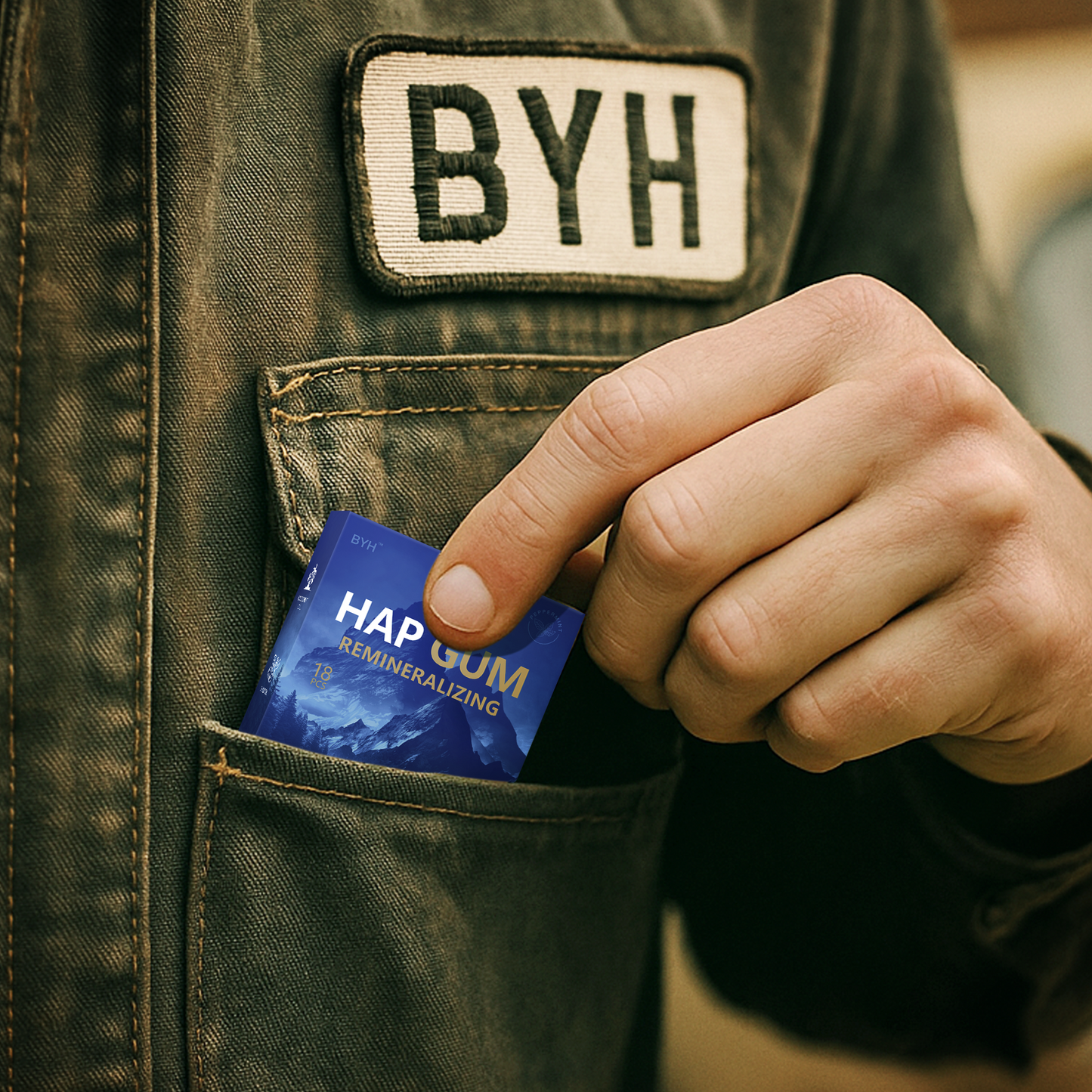 BYH - Remineralizing Chewing Gum Blue