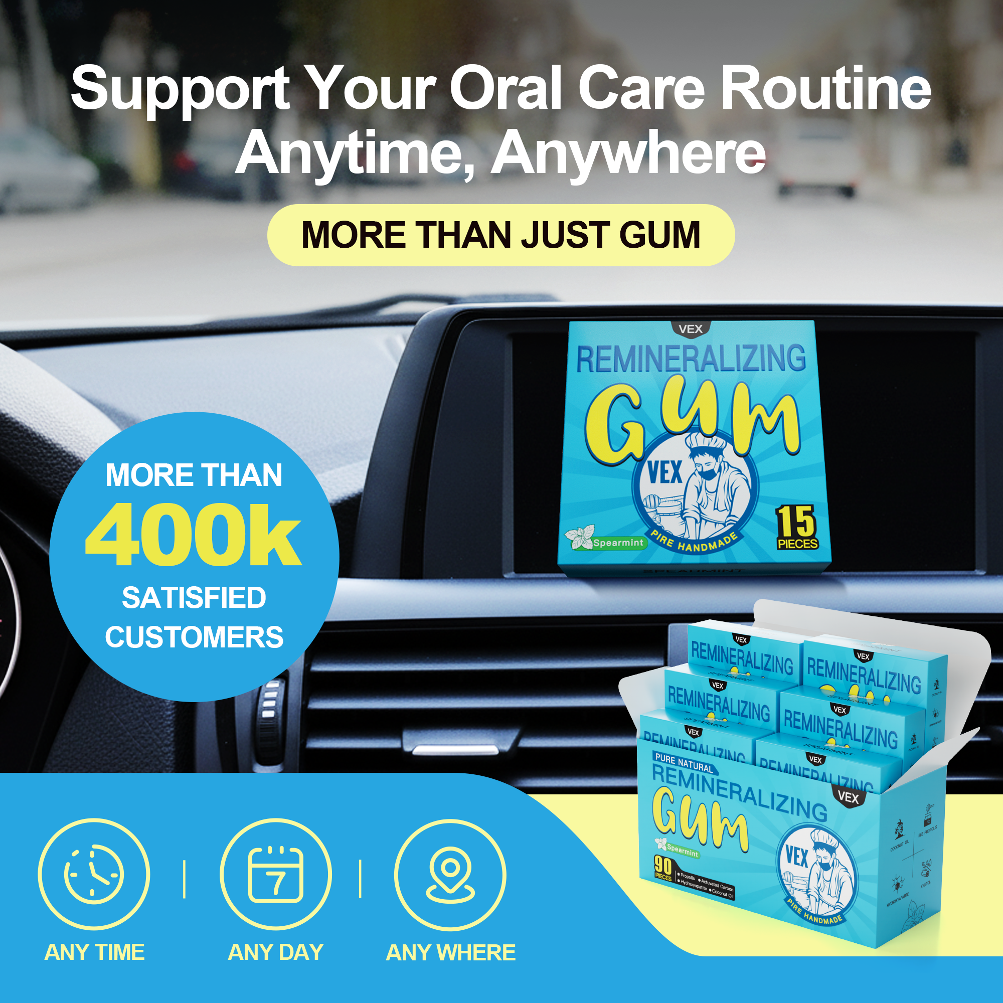 VEX™ - Remineralizing Gum - Teeth Whitening